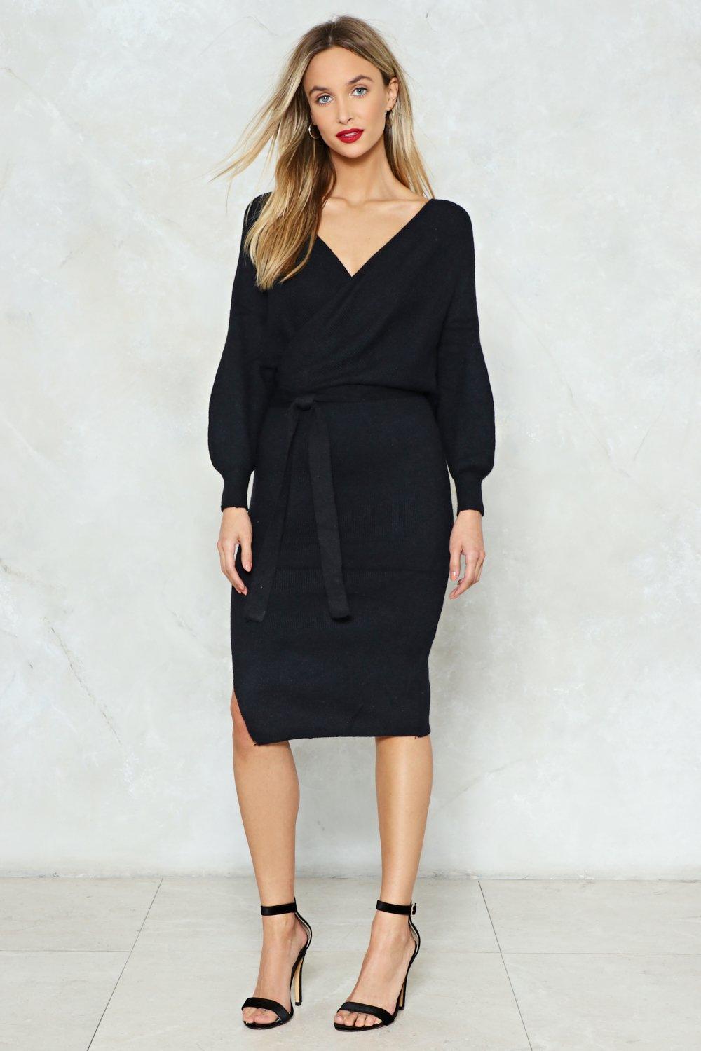 nasty gal sweater dress