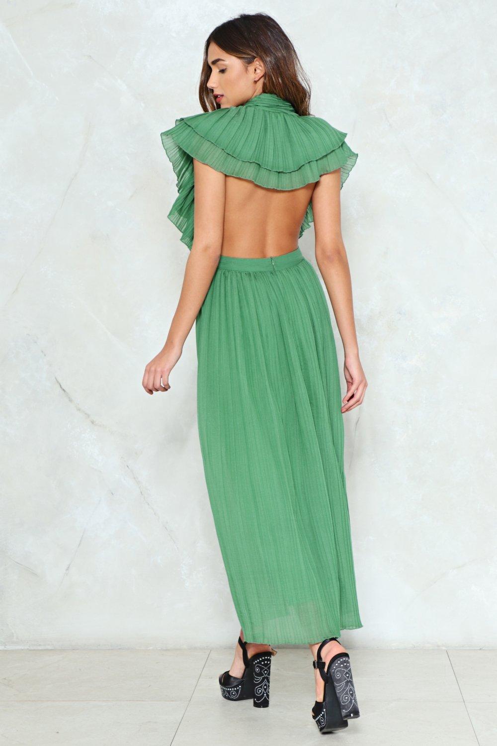 Pleats to meet 2025 you maxi dress