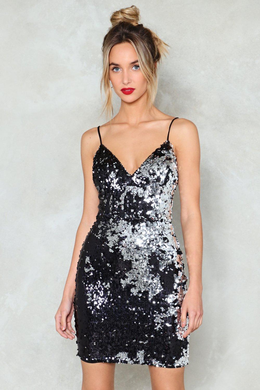 sequins on a dress