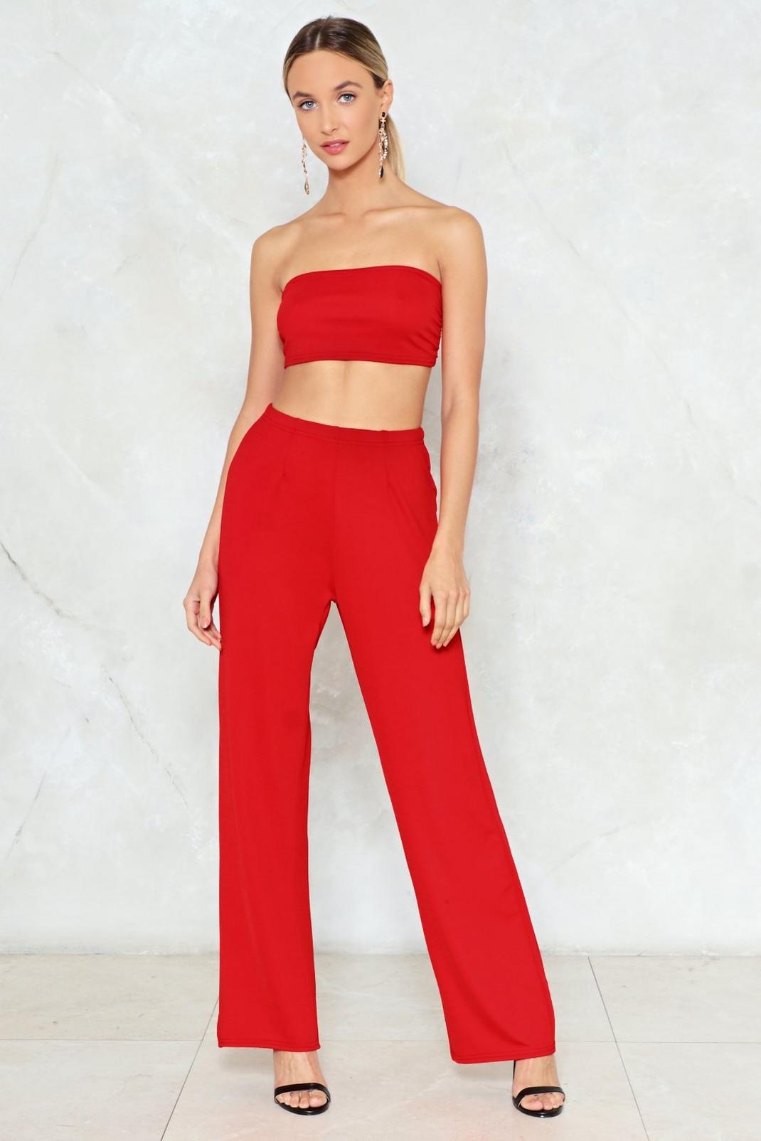 The Perfect Fit Bandeau Top and Pants Set image number 1