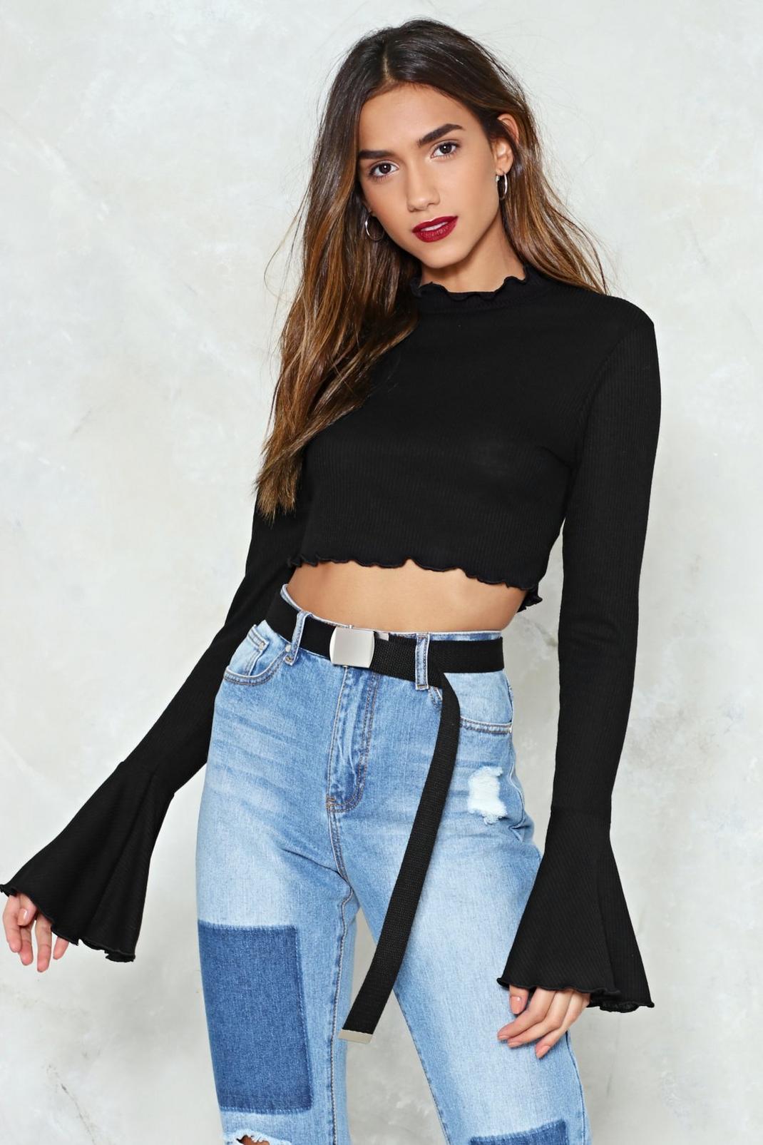 Taking Flare of It Crop Top image number 1