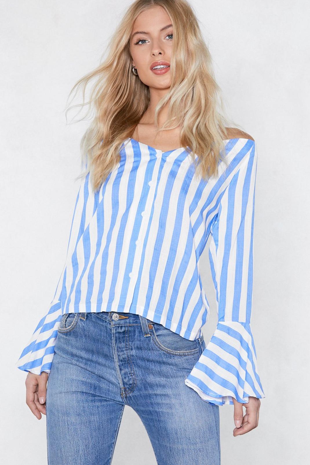 Along Those Lines Striped Shirt image number 1