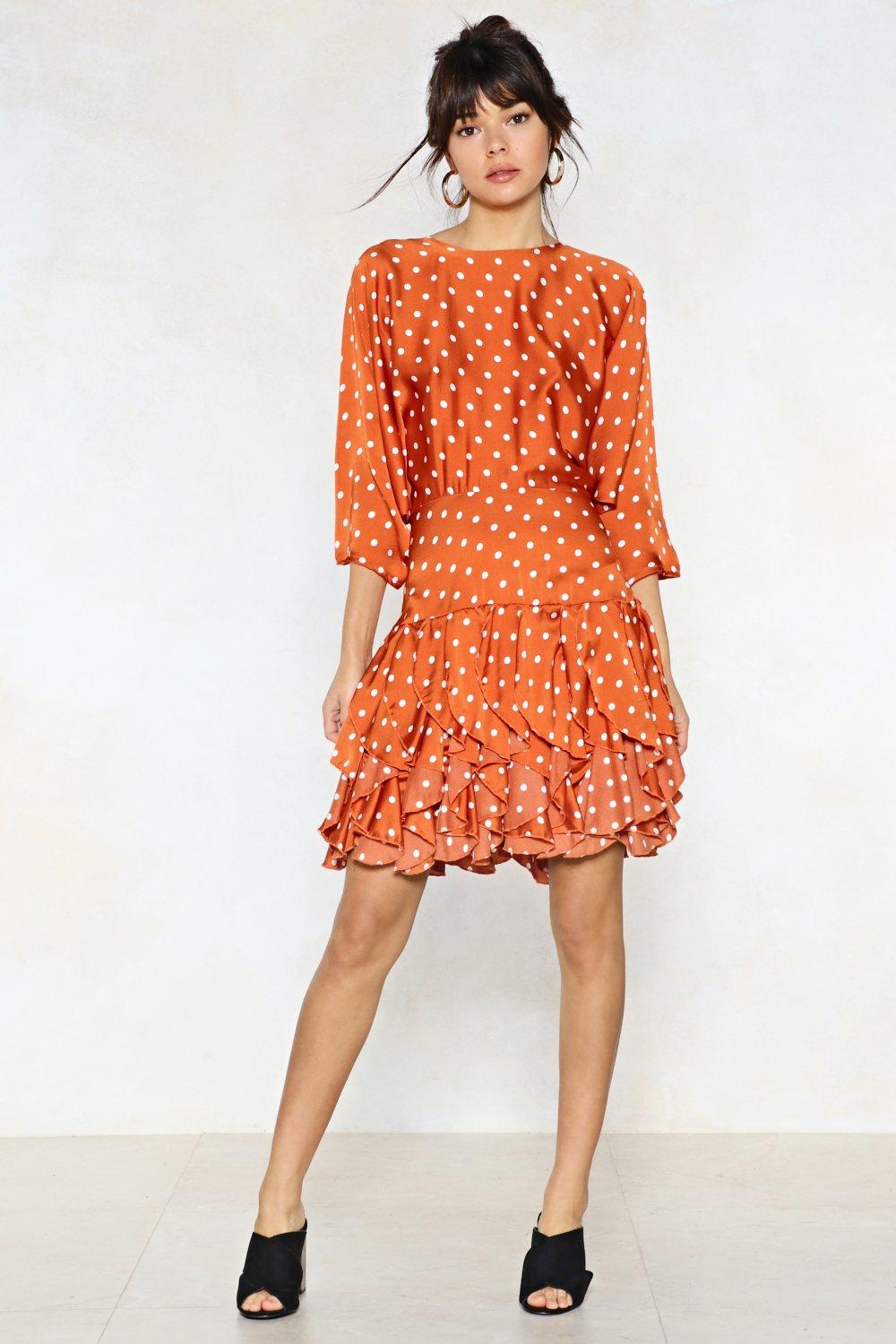 Dot to Have Your Love Polka Dot Dress Nasty Gal