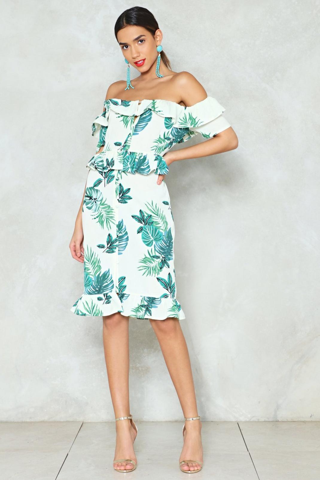 Who Says You Plant Have It All Midi Dress image number 1