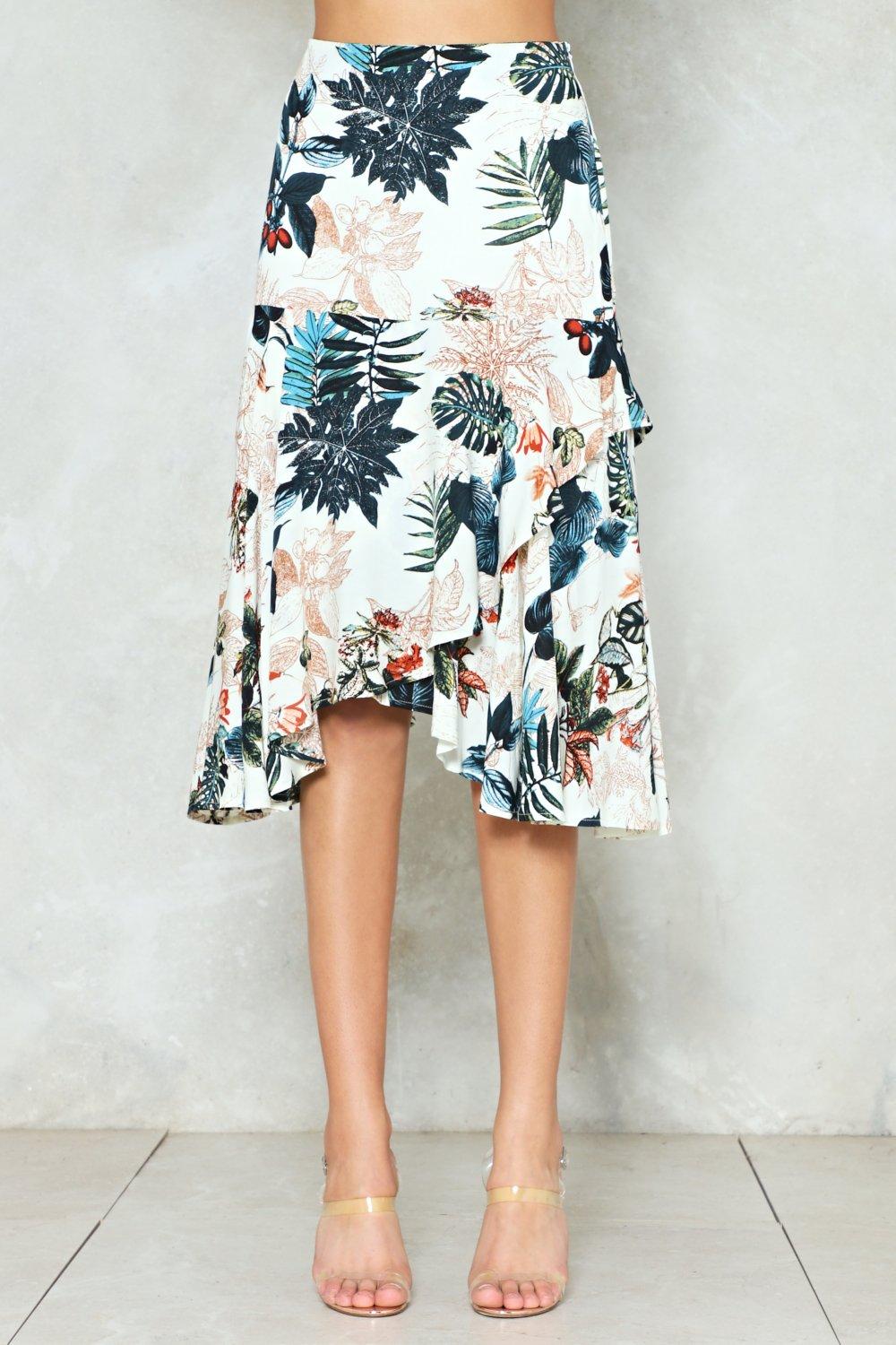 Tropicana midi sale skirt