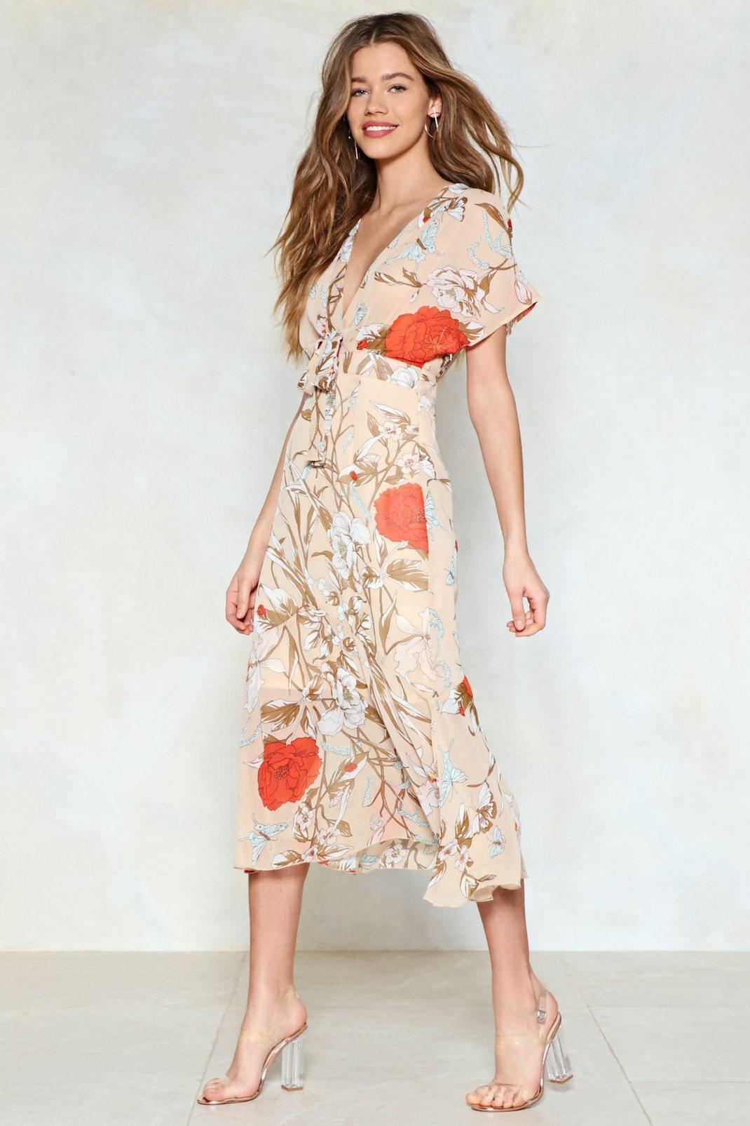 Cover the Field Floral Dress image number 1