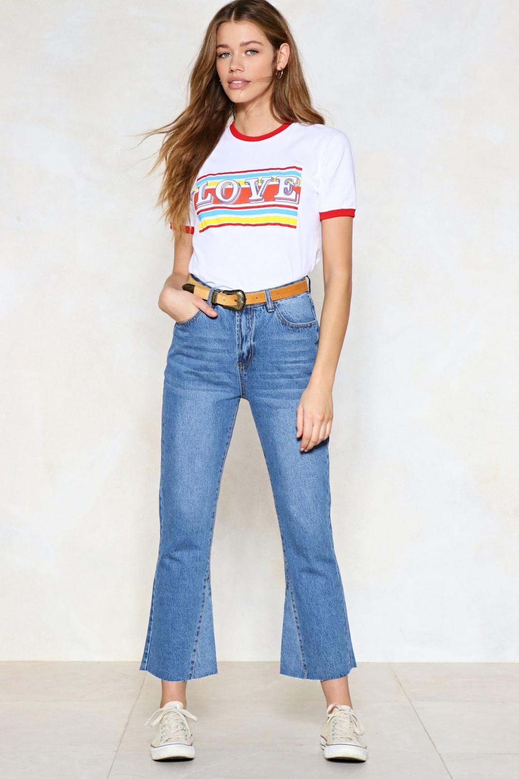 We See You Flare-Ing Crop Jeans image number 1