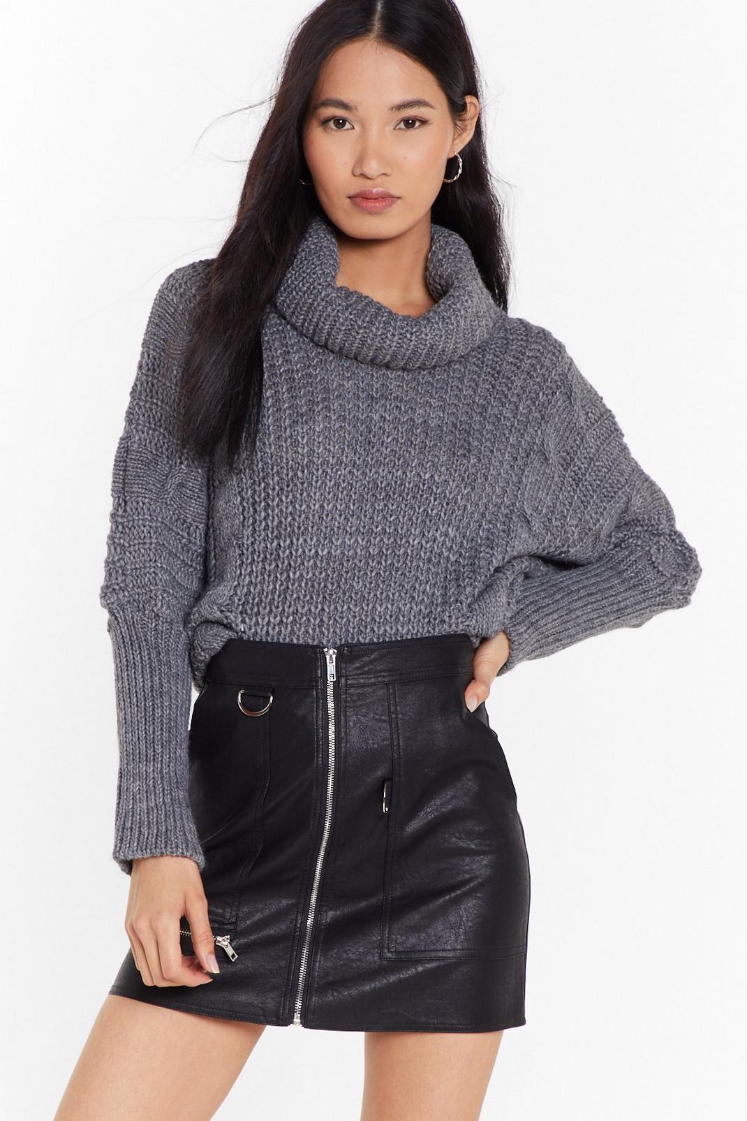 They Had Knit Coming Turtleneck Jumper image number 1