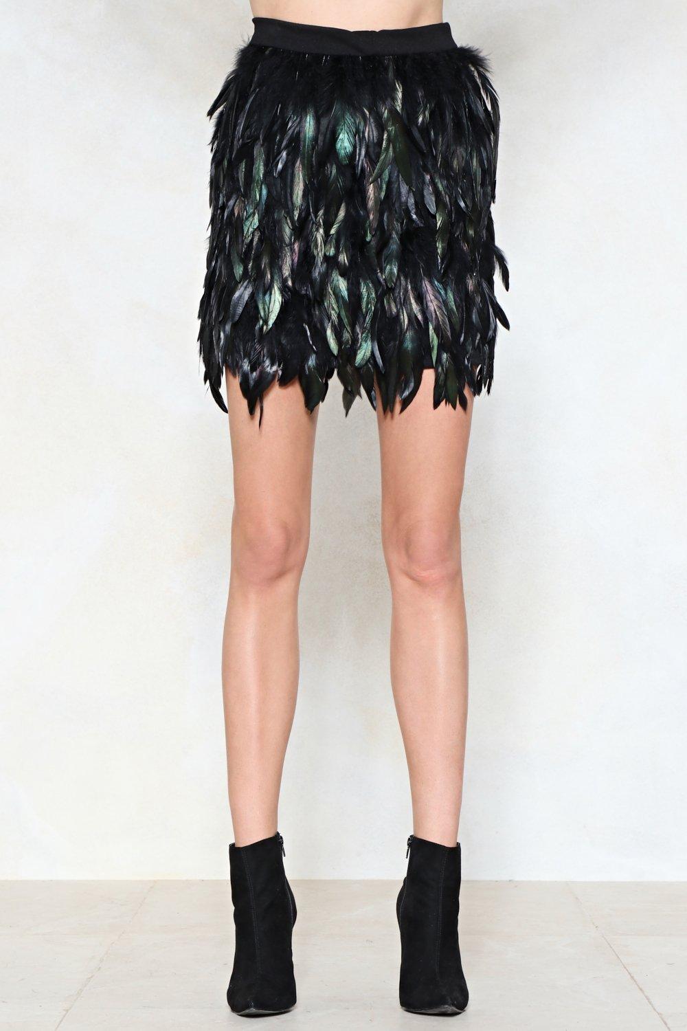 Under the Feather Mini Skirt | Nasty Gal