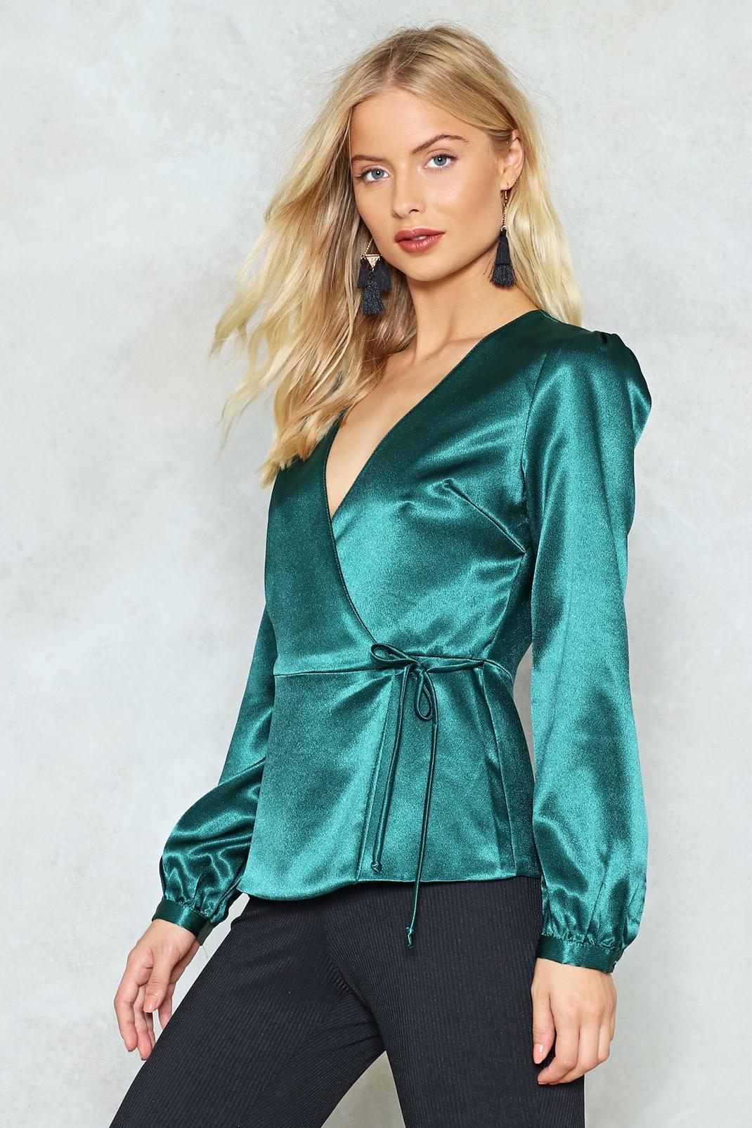 Girl You're So Together Satin Top