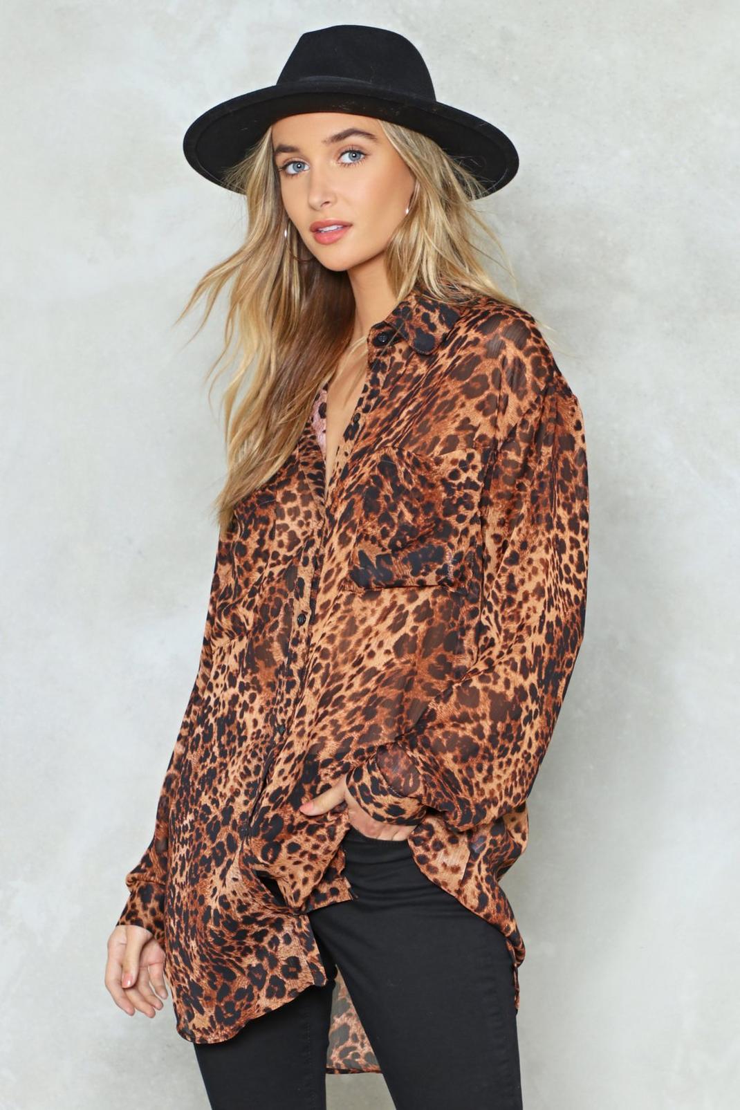 It's a Natural Reaction Leopard Shirt image number 1