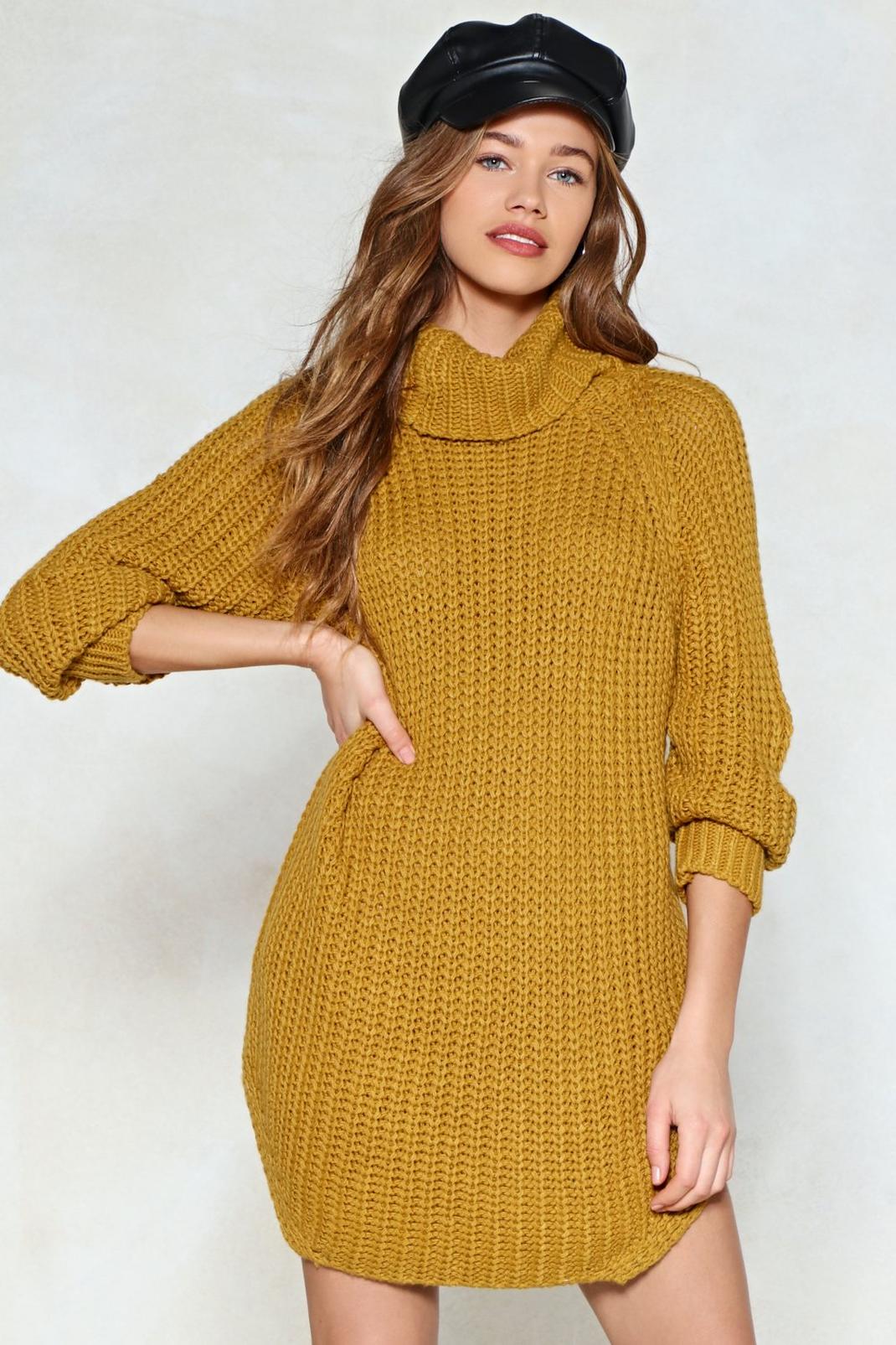 Curve Appeal Sweater Dress image number 1