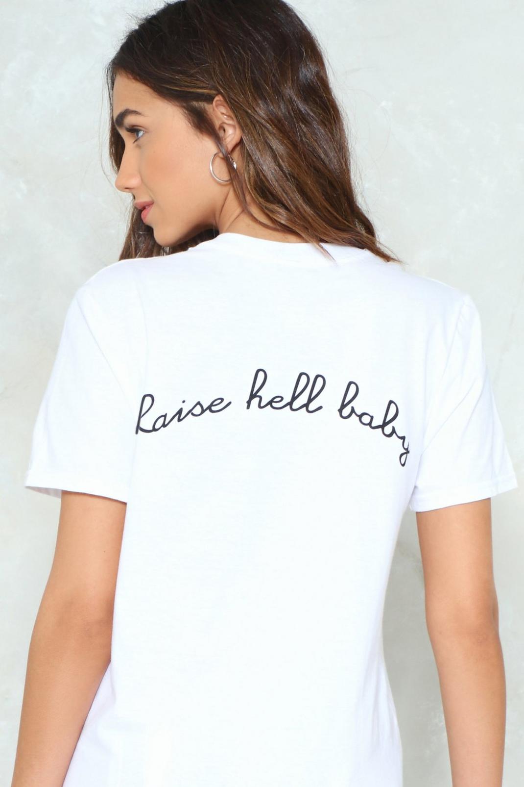 Raise Hell Baby Girl Tee image number 1