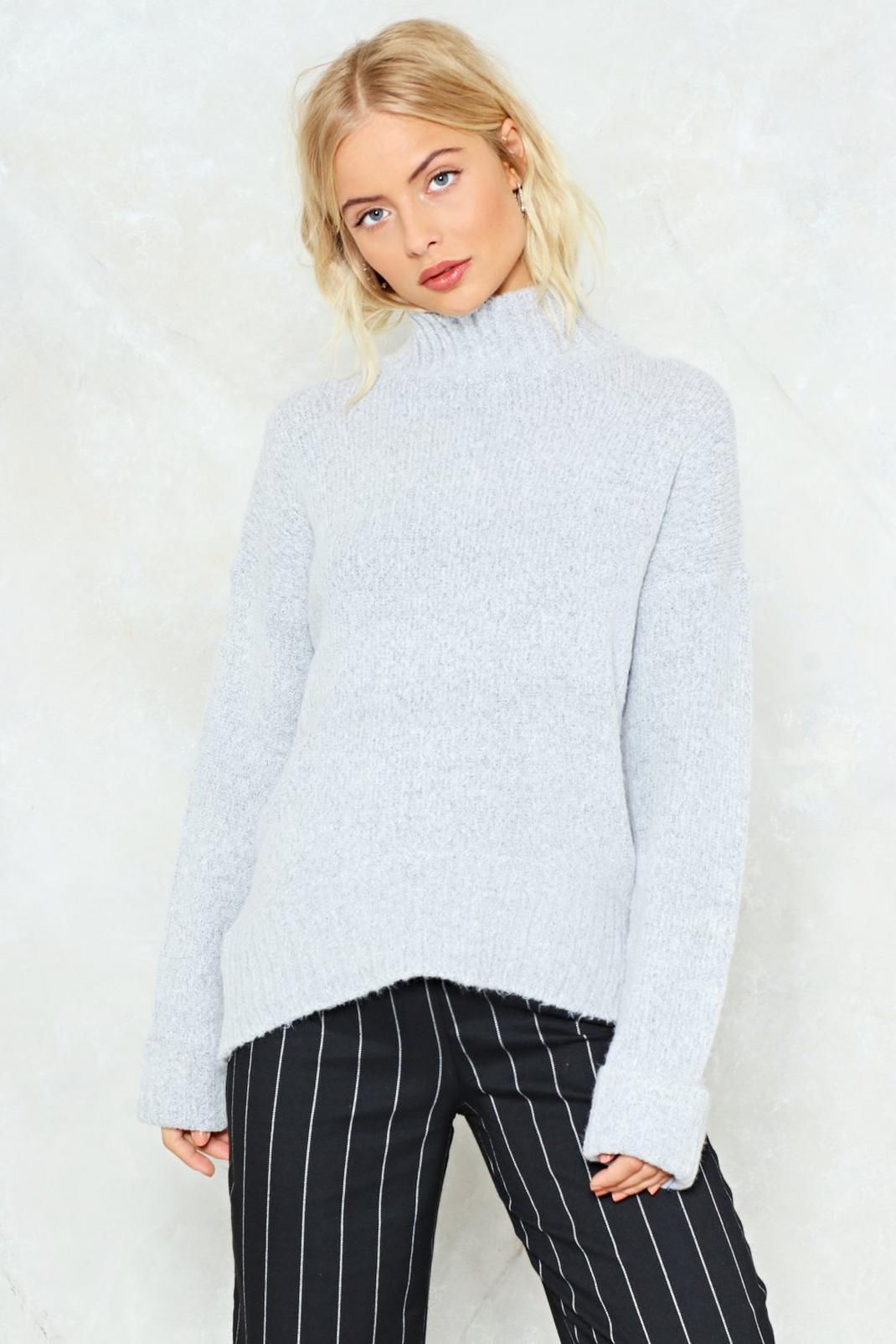 Knit is What Knit is Oversized Sweater image number 1
