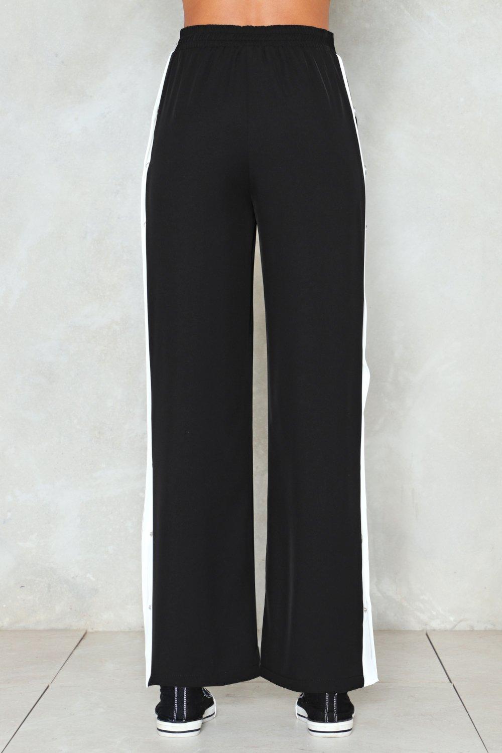 Wide-Leg Tearaway Pants