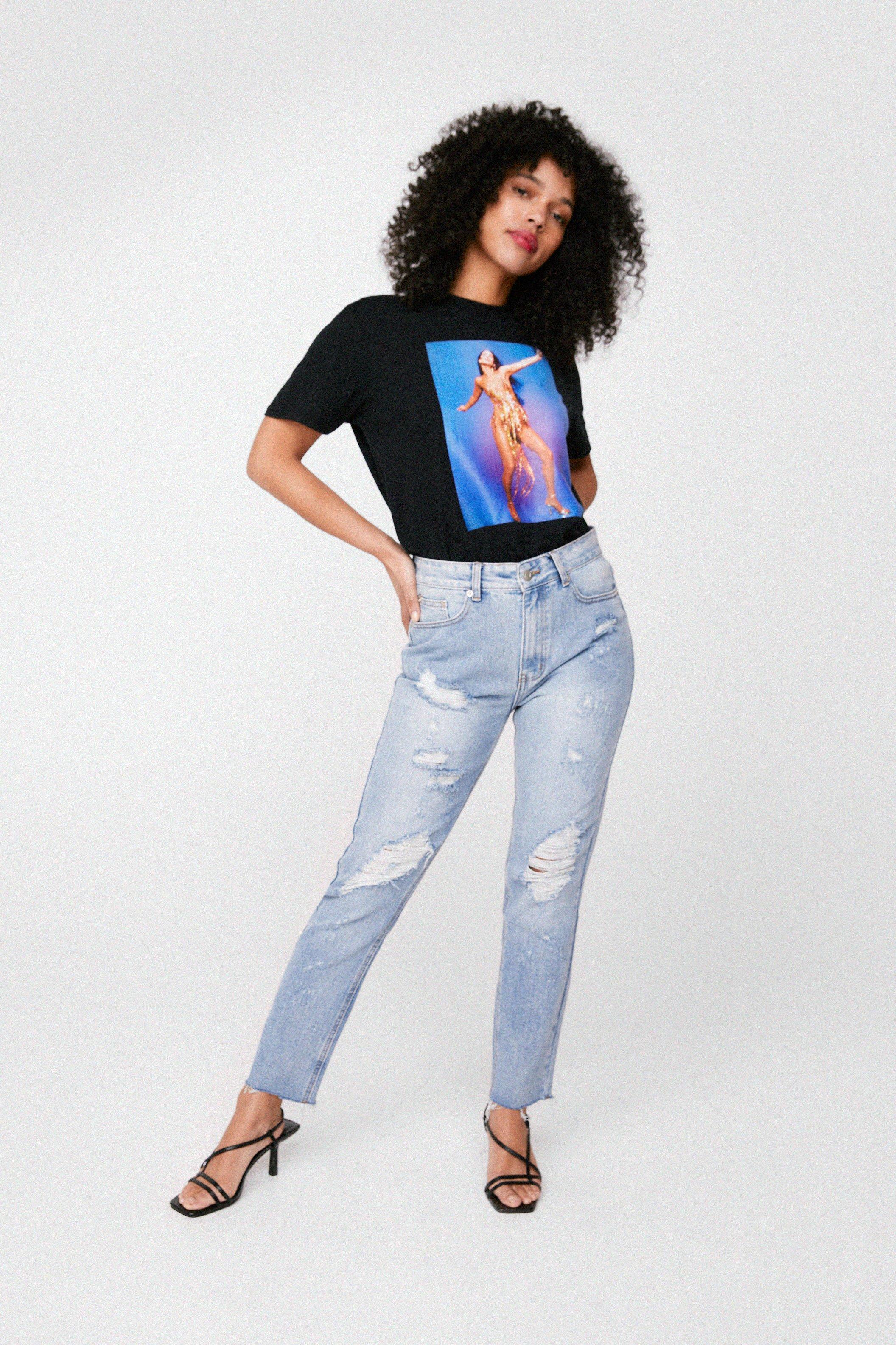 some jeans