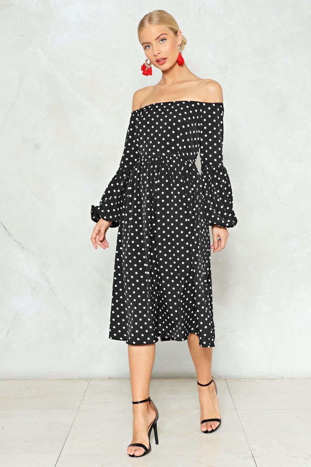 Swing in Our Direction Polka Dot Dress image number 1