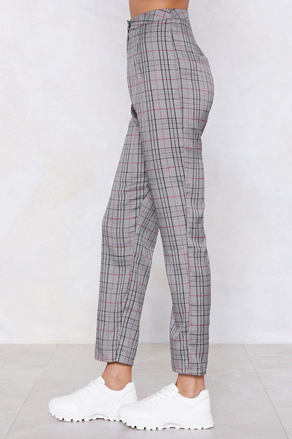 Make Your Mark Check Pants