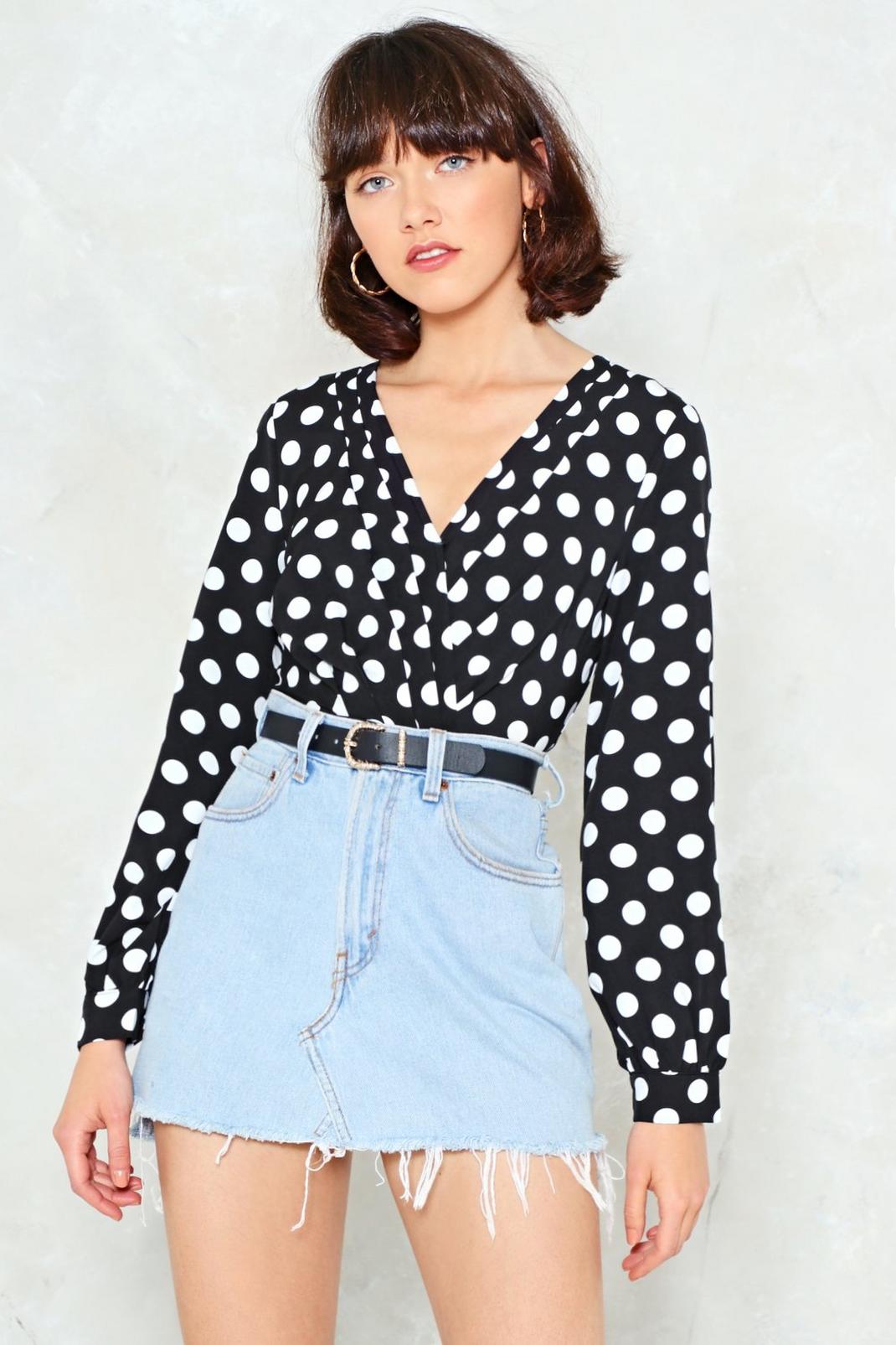 105 Spot to Worry Polka Dot Bodysuit image number 2