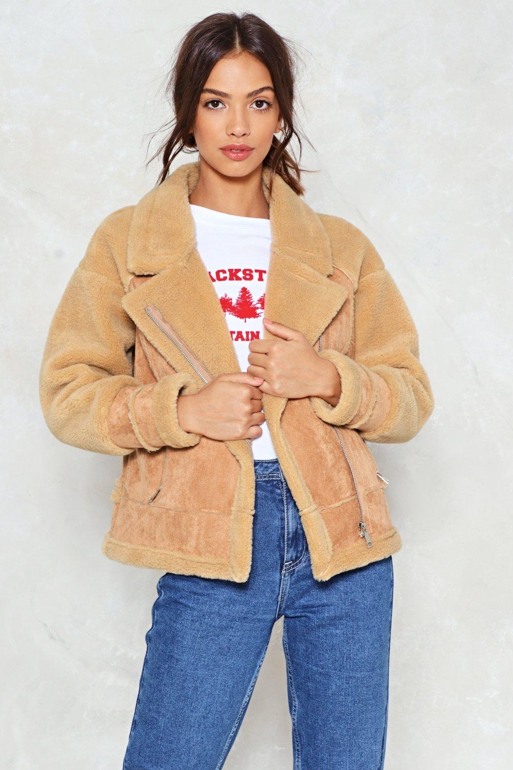 suede aviator jacket