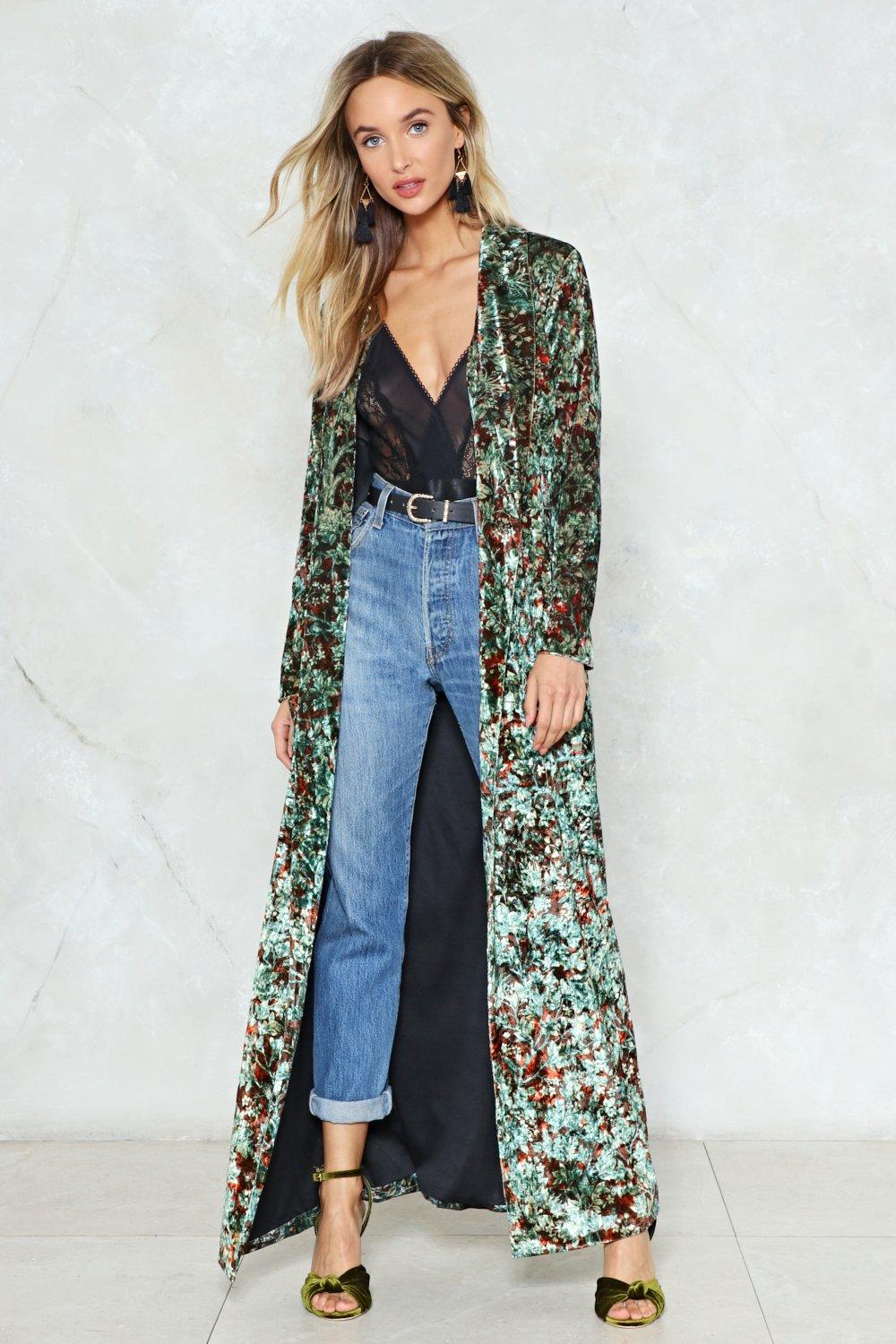 longline kimono cardigan