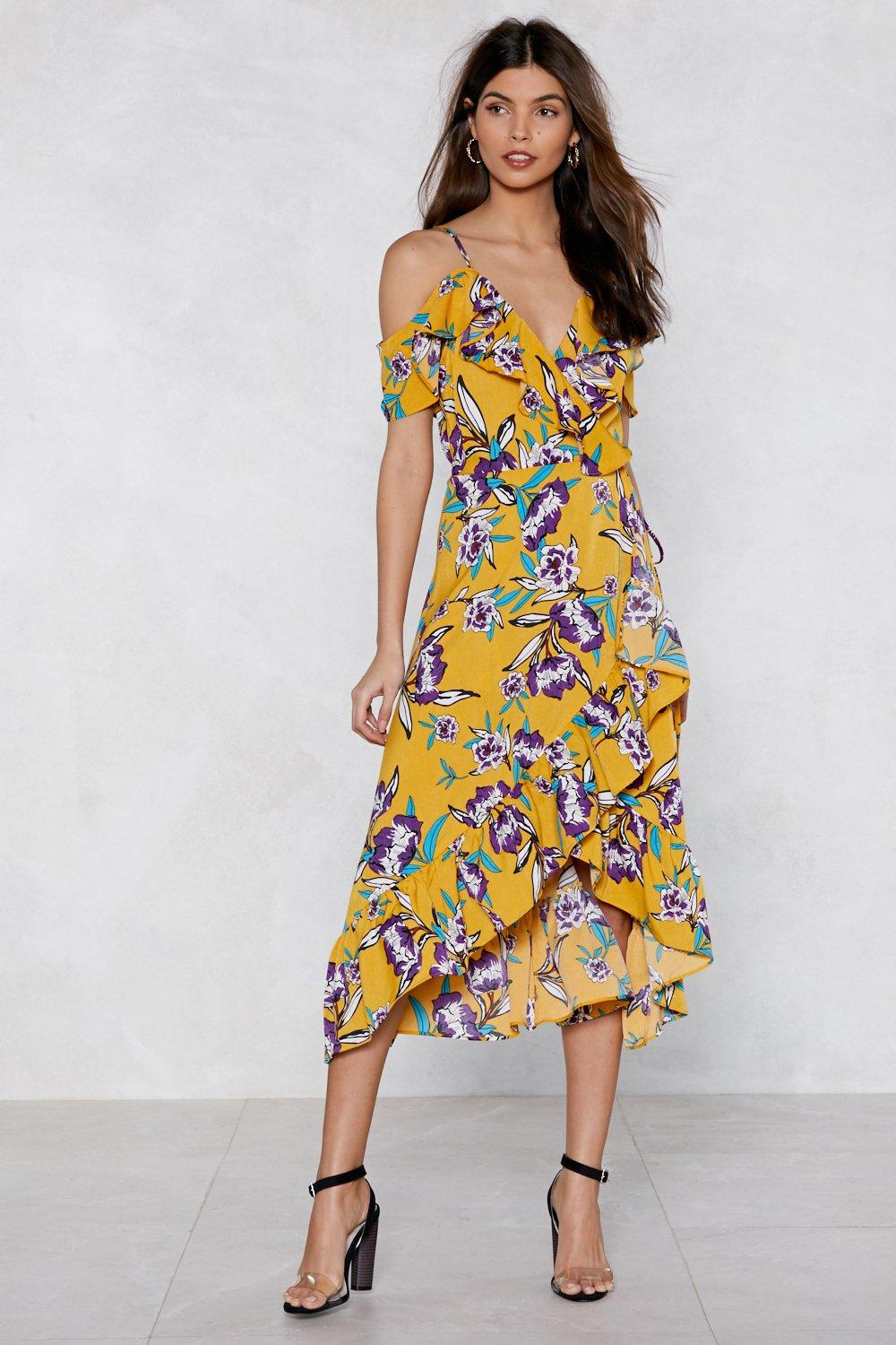 nasty gal floral dress