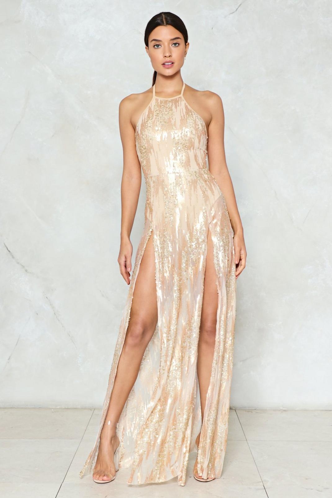 After the Glitter Fades Maxi Dress image number 1