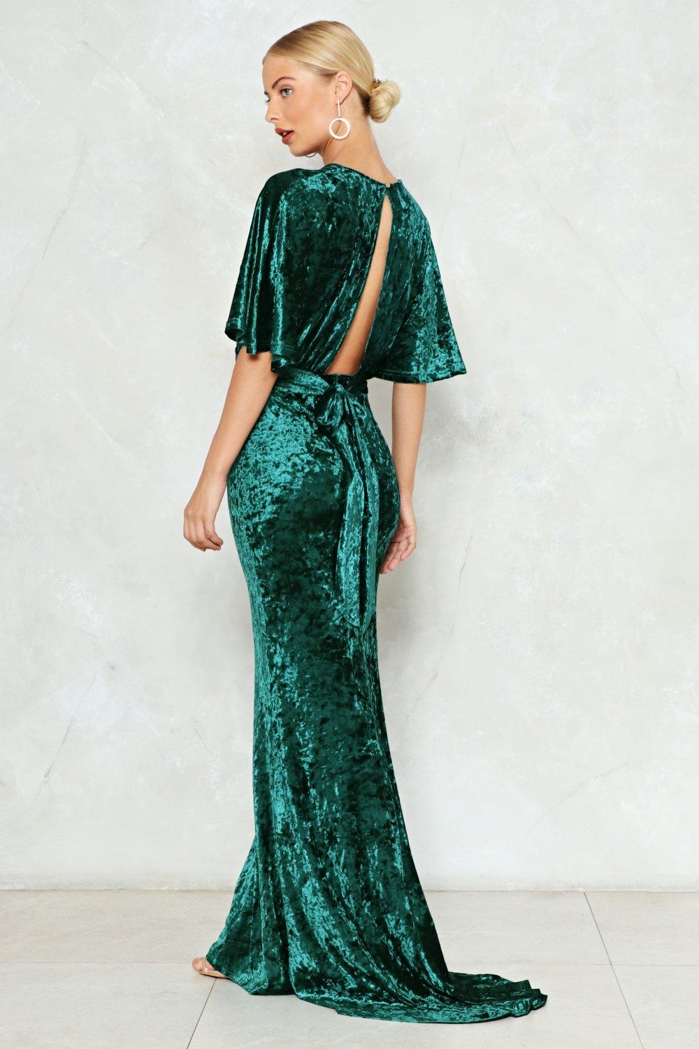 green velvet dress canada