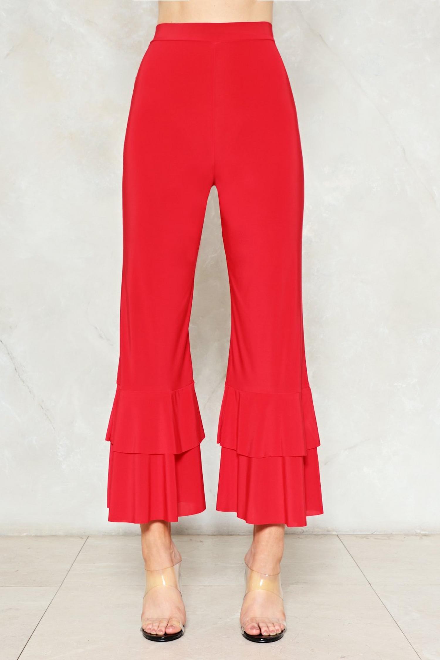 Stride Over the Bad Times Wide-Leg Pants