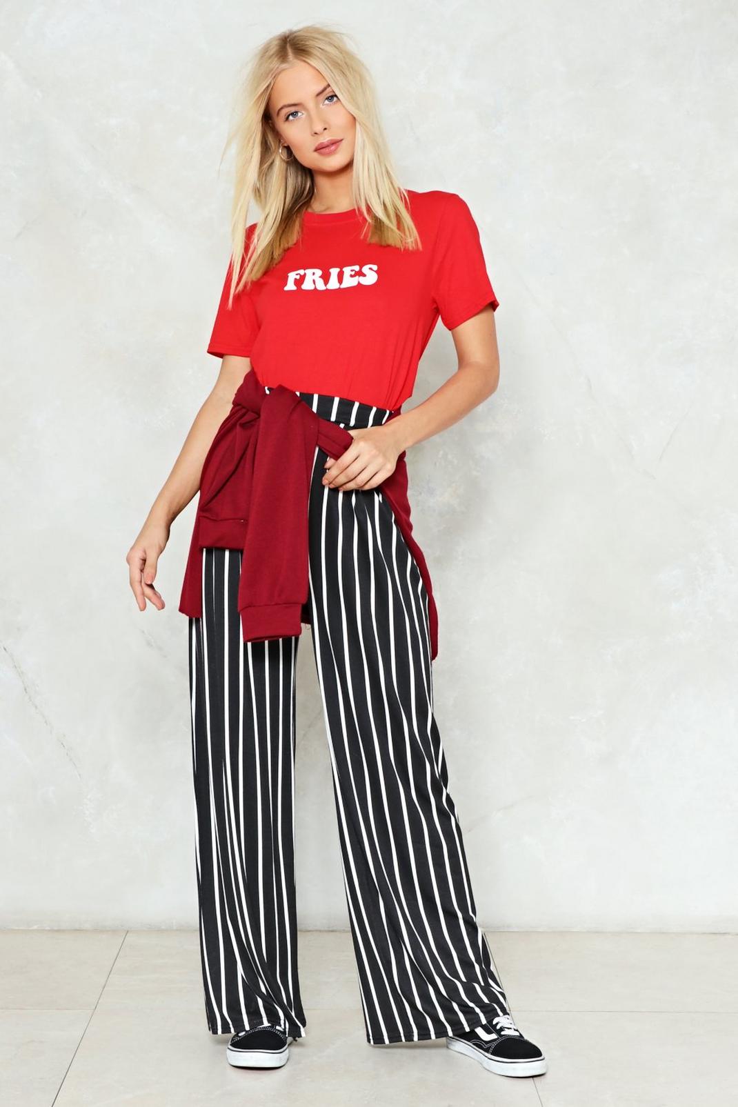 Hold the Line Striped Pants | Nasty Gal