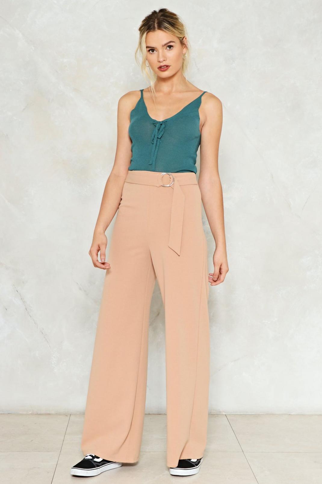 Wide and Tested High-Waisted Pants image number 1