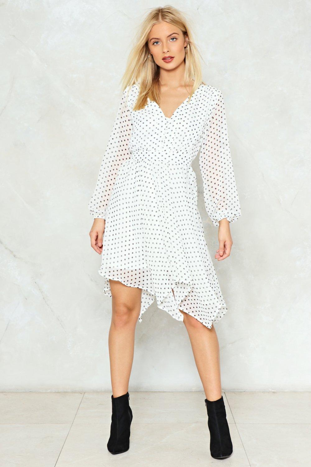 sheike polka dot dress