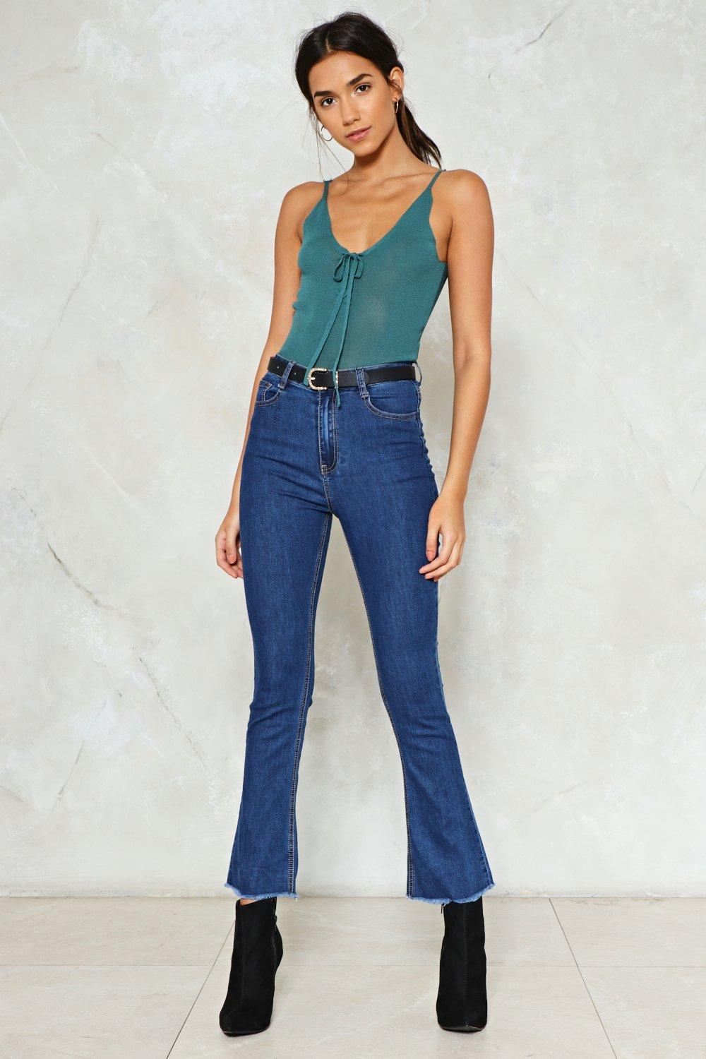 jeans skinny flare