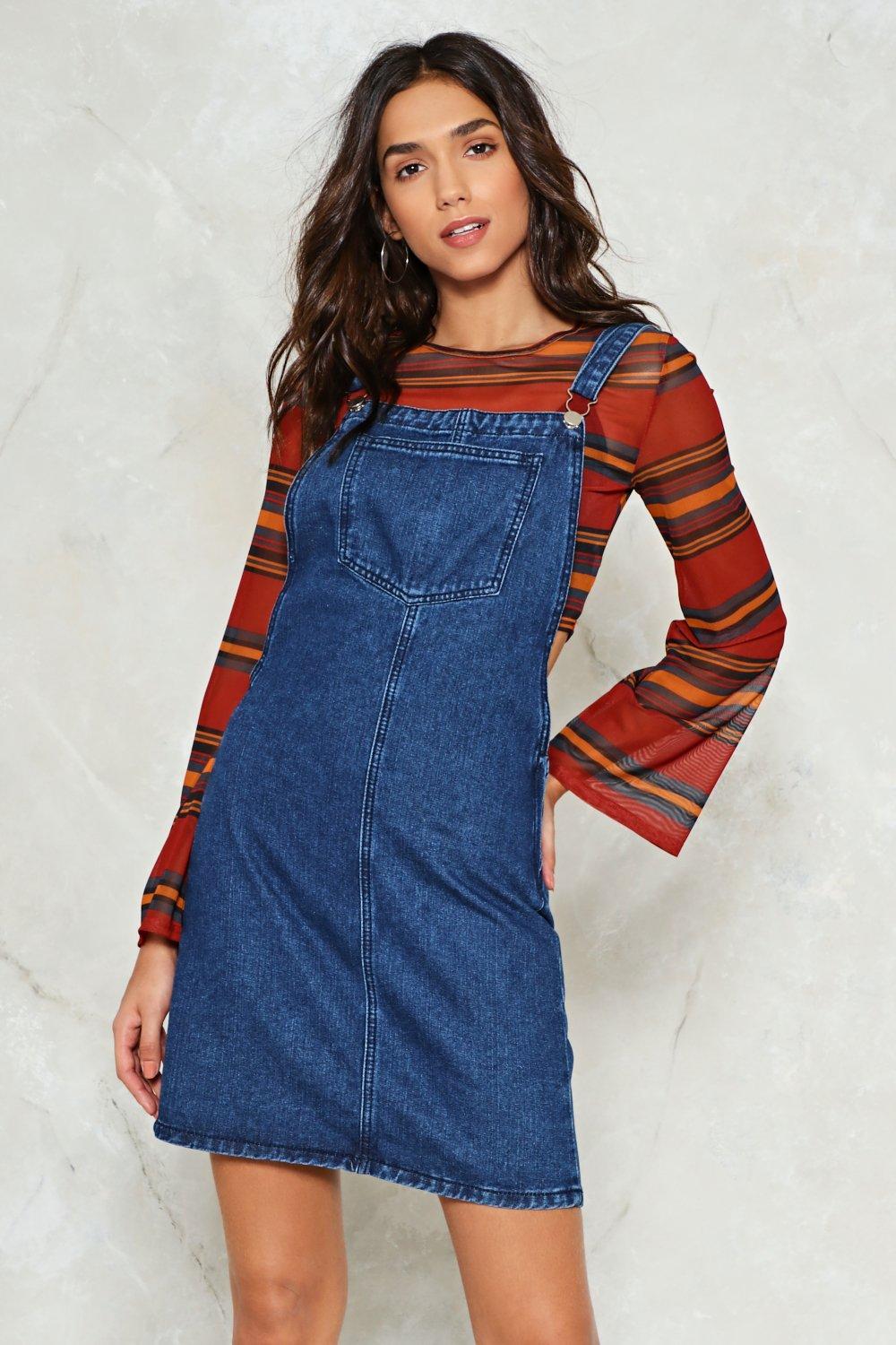 nasty gal denim dress