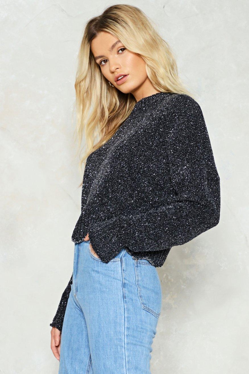 Glitter sweater online