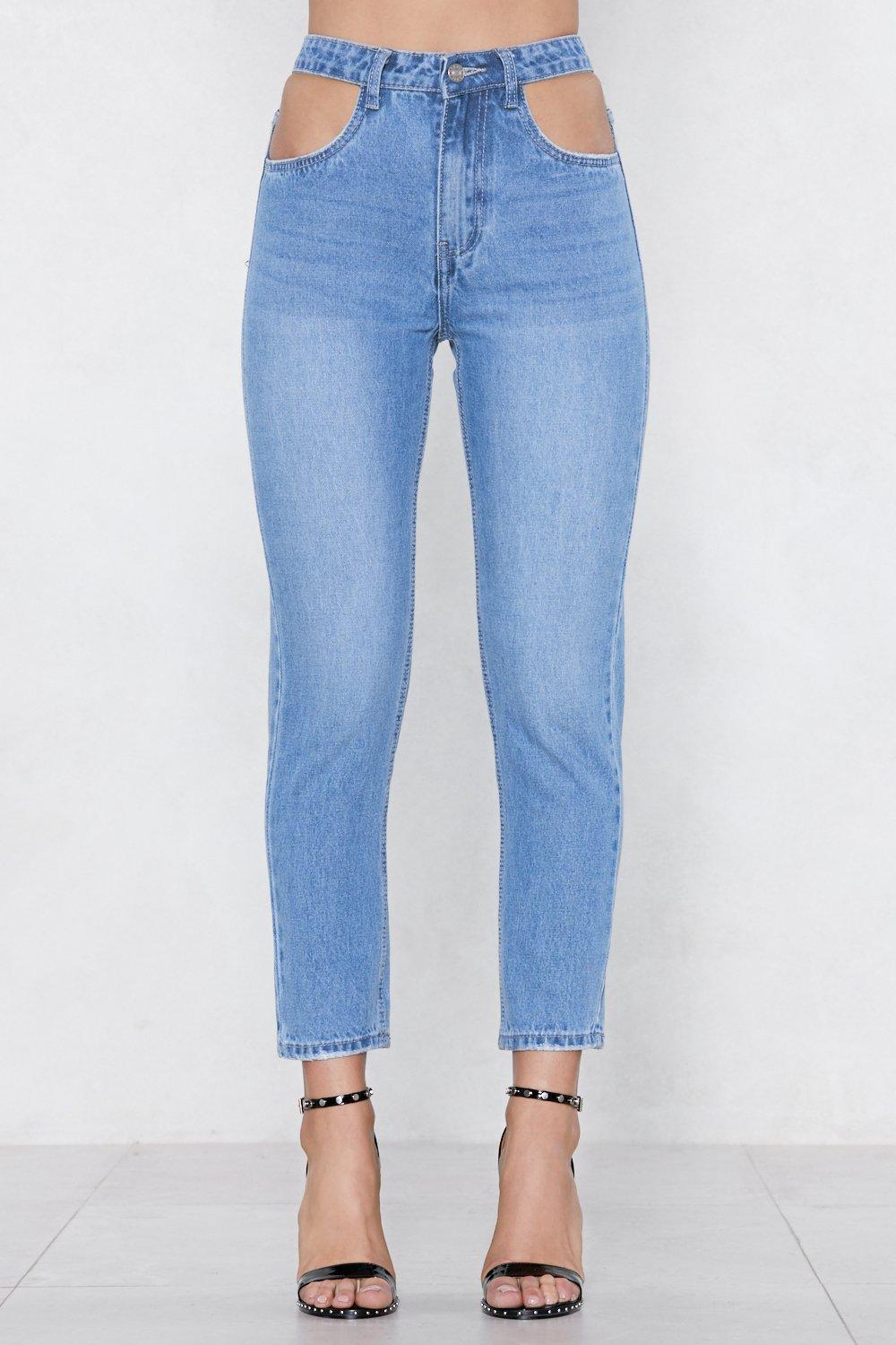 Out of Pocket High-Waisted Jeans