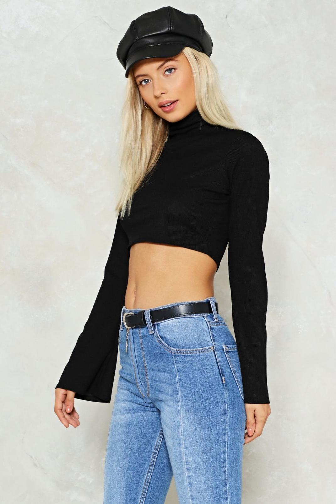 Live On Flare Crop Top | Nasty Gal