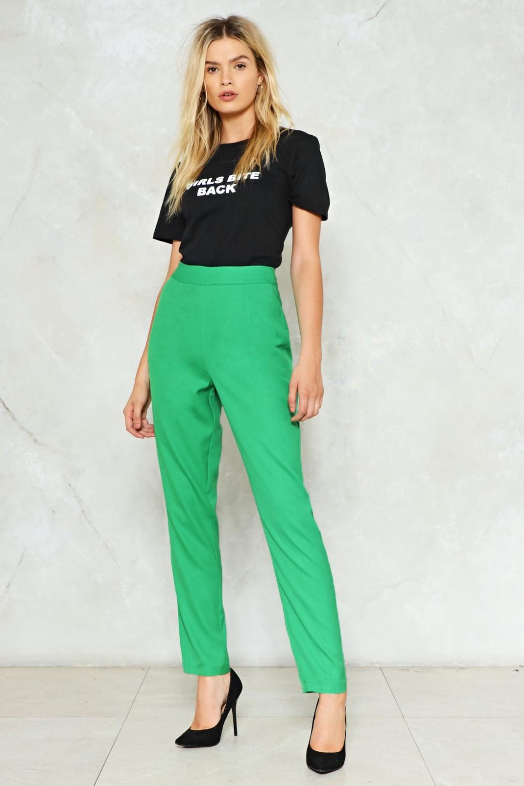 Green Light Tailored Pants image number 1