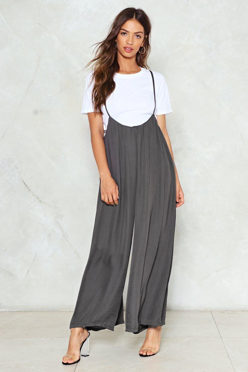 long wide leg jumpsuit