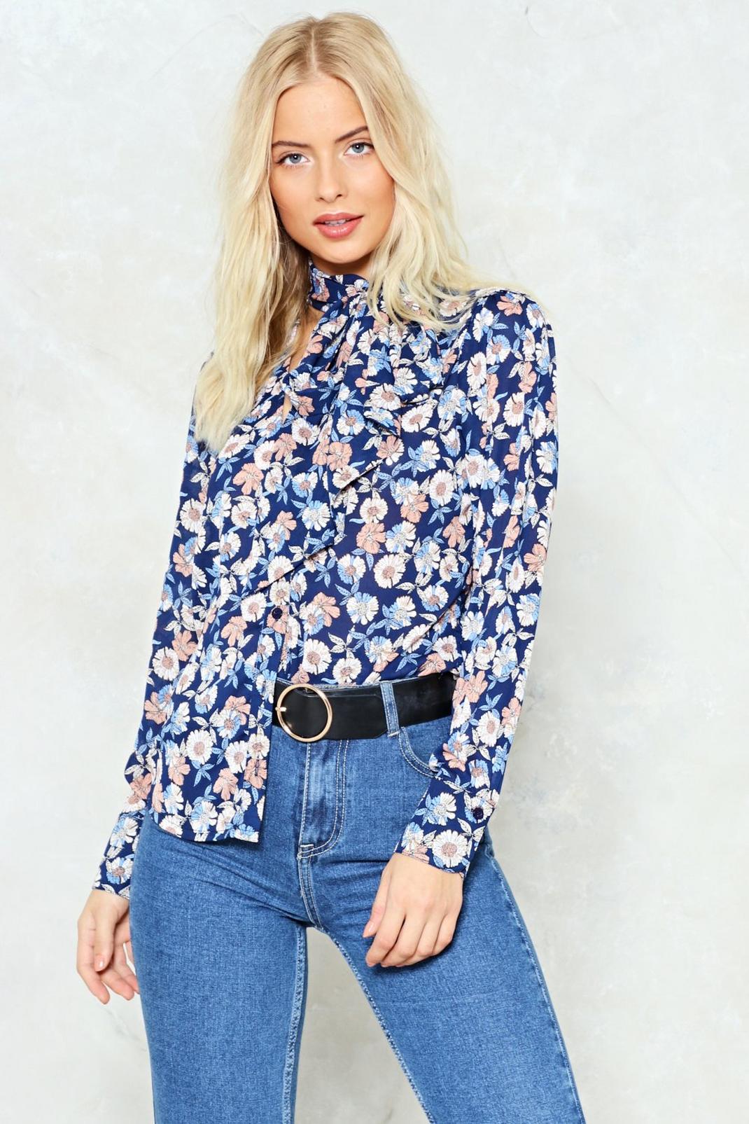If You Can't Dance Floral Blouse image number 1