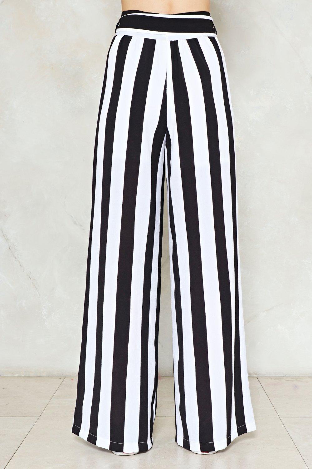 Guess store striped pants