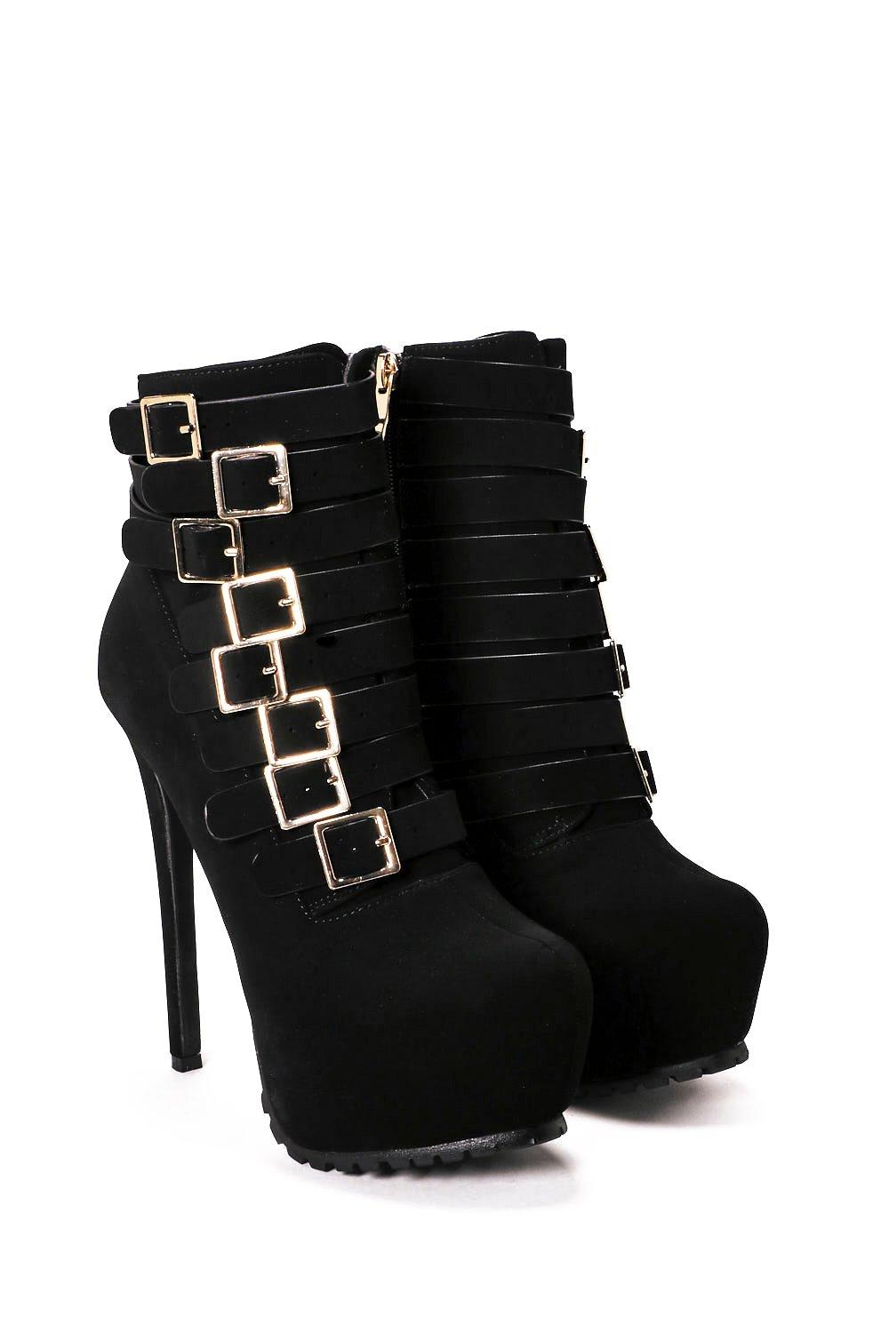 Buckle Up Stiletto Bootie Nasty Gal