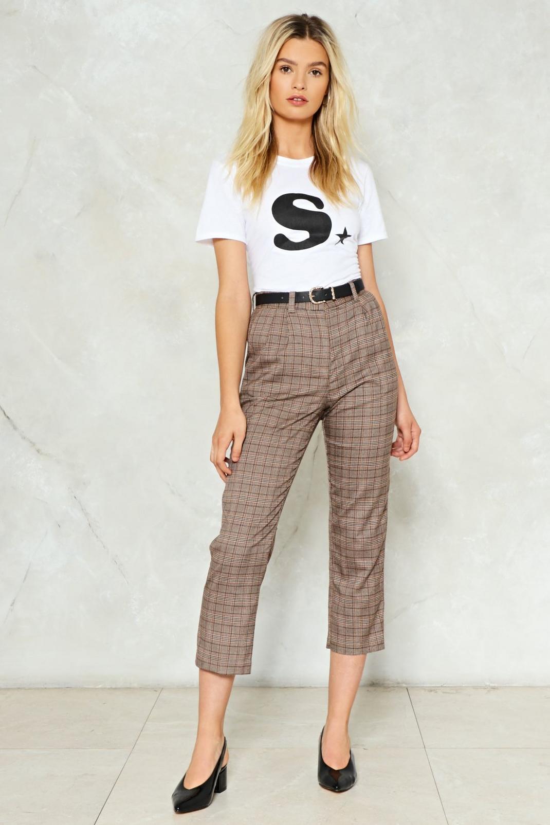 Shake It Out Plaid Pants image number 1