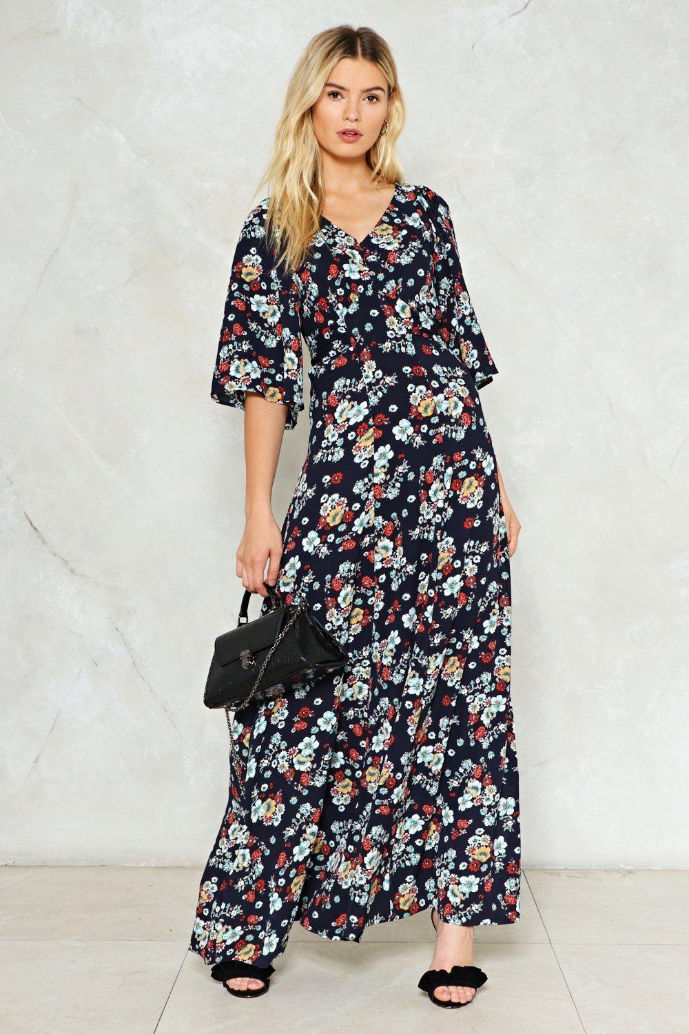 nasty gal floral dress