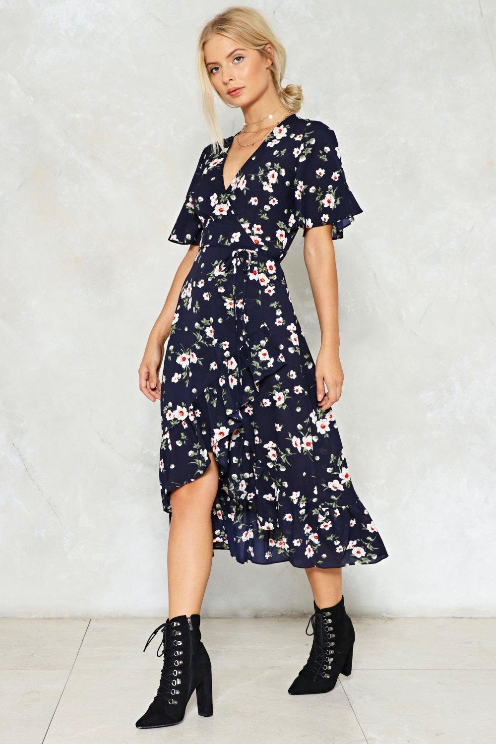 nasty gal floral dress