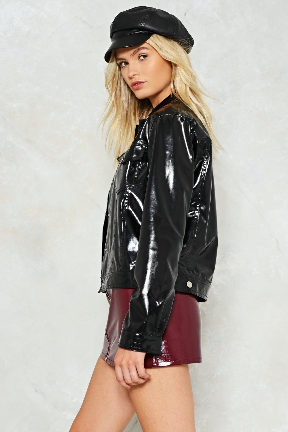 Heritage Quilted Faux Leather Jacket – the clothesVine