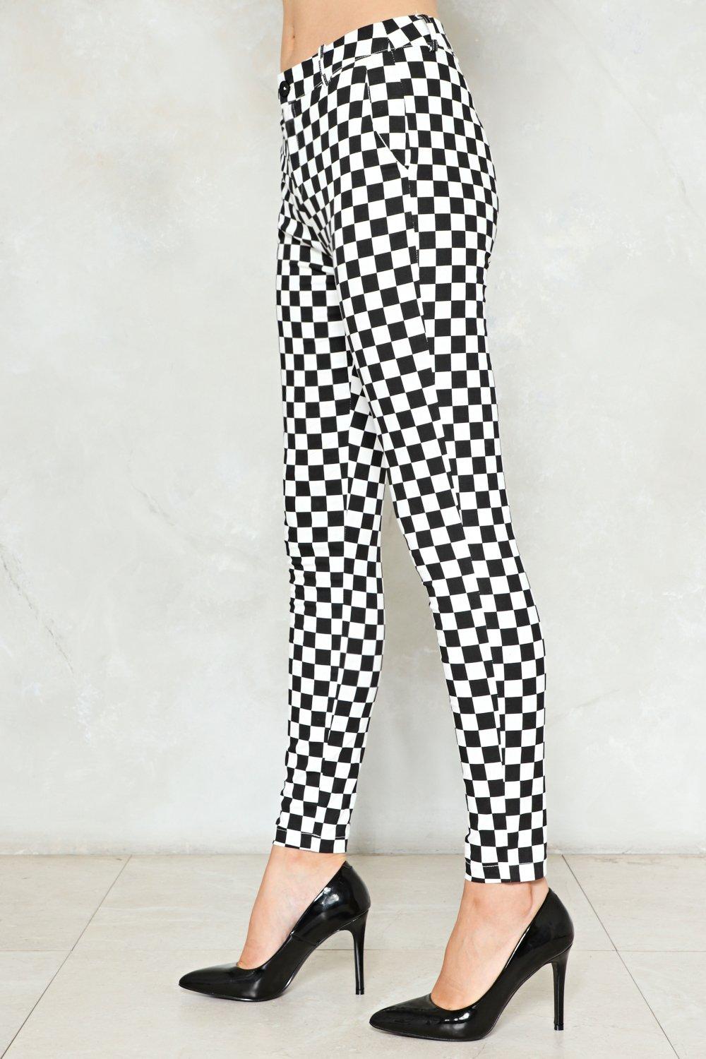 Check Please Checkerboard Pants