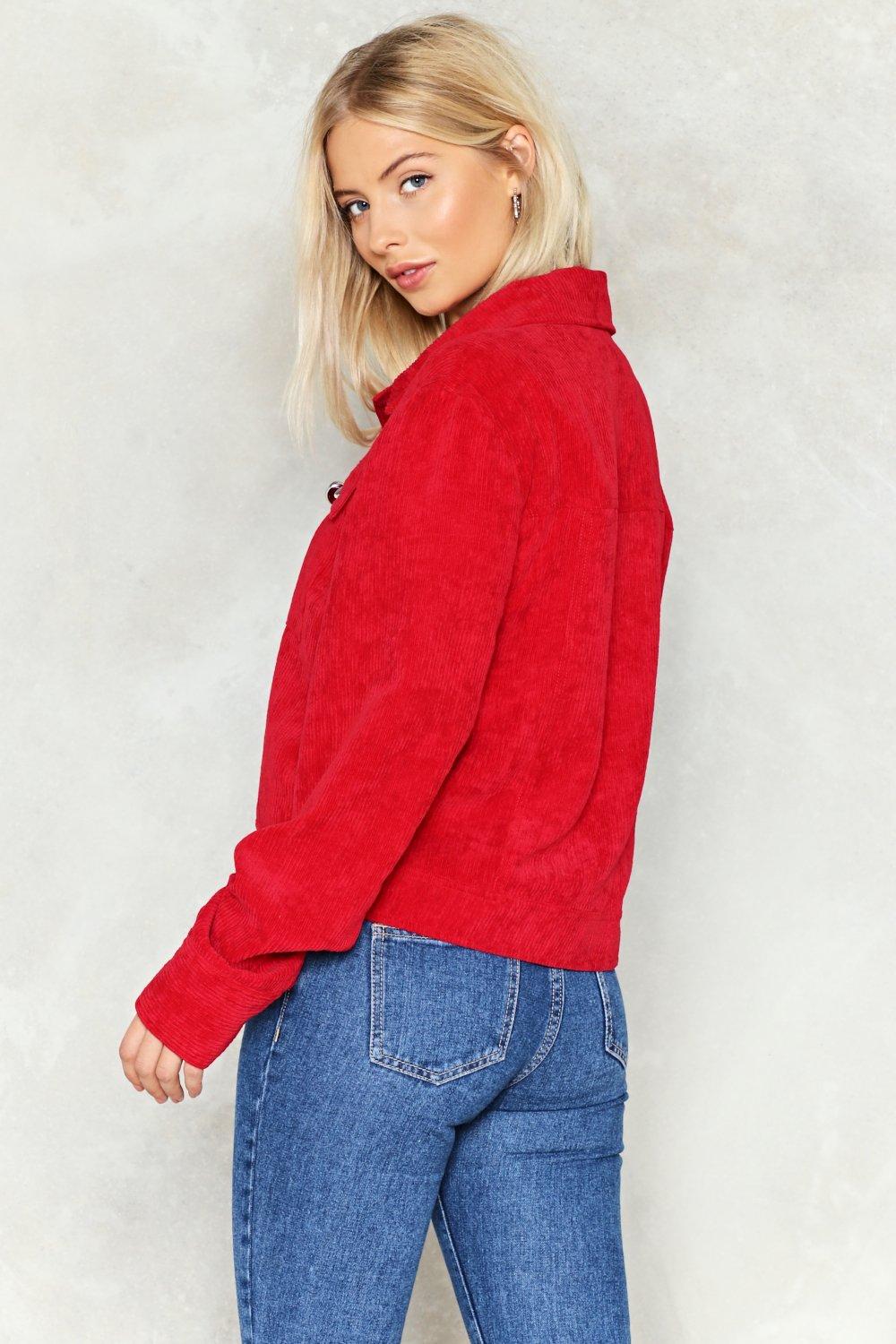 Nasty gal hot sale corduroy jacket