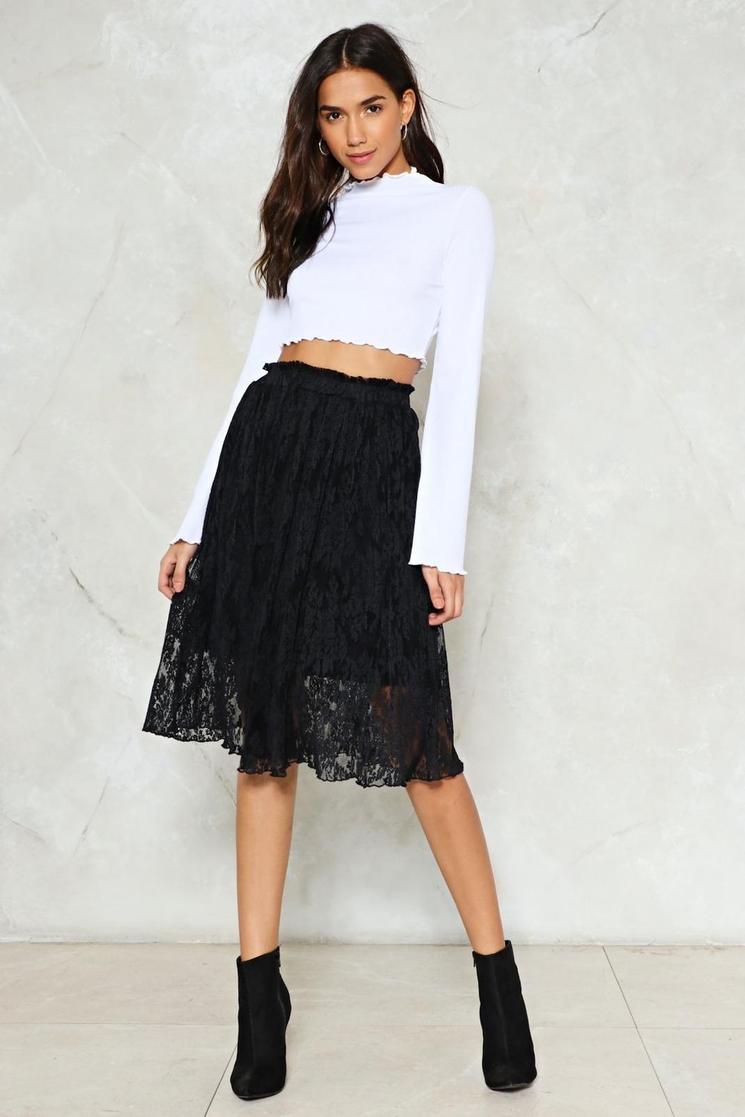 In the Still of the Night Lace Skirt | Nasty Gal