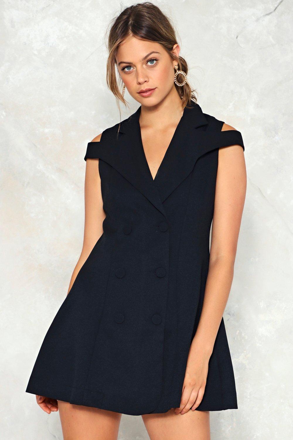 blazer dress nasty gal